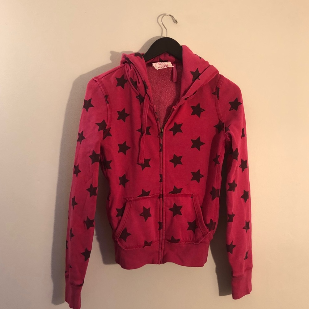 Pink by Victoria Secret Star Zip Up Hoddie